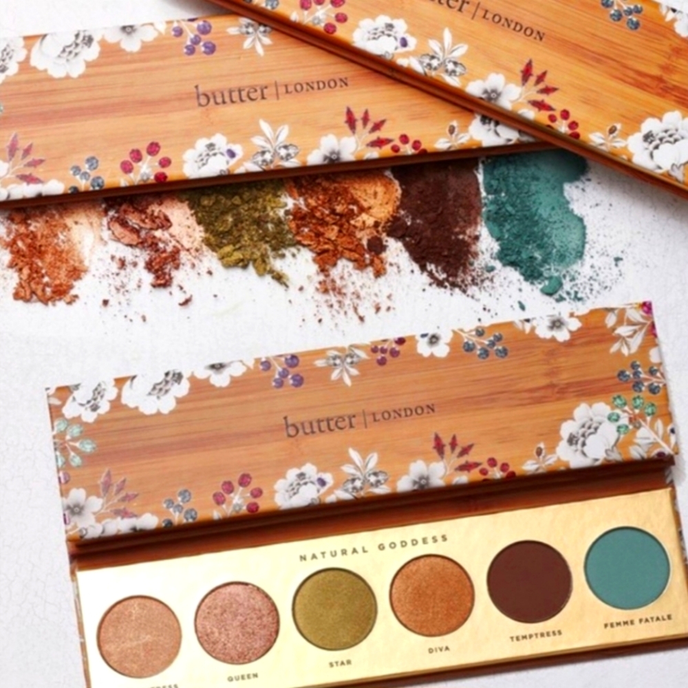 🟠 ☆NWOT☆ London Beauty Butter Natural Goddess Eyeshadow Palette Nudes Blu